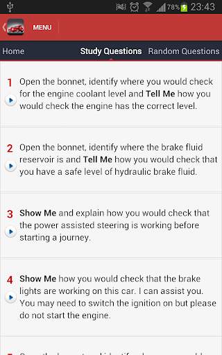 Show Me Tell Me Driving Free screenshot 3
