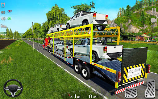 Cars Transporter Truck Games screenshot 2