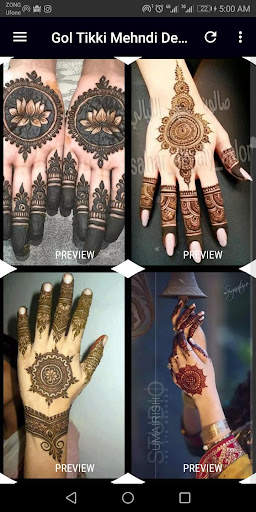 Gol Tikki Mehndi Design Latest Offline 2020 screenshot 2