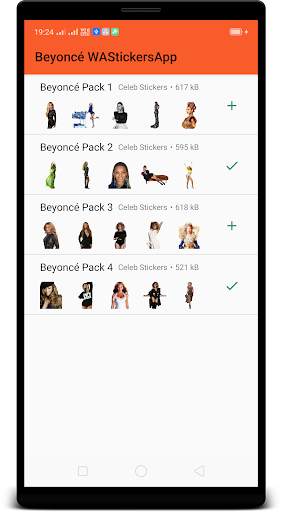 Beyoncé WAStickerApps : Stickers for Whatsapp screenshot 1