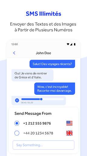 WePhone: Appel Virtuel & SMS screenshot 12