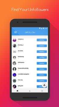 Unfollow for instagram 😎 screenshot 1