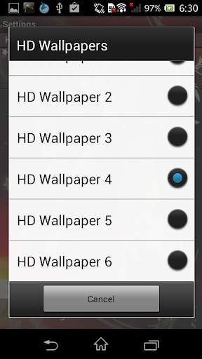 Galaxy HD Live Wallpaper screenshot 8