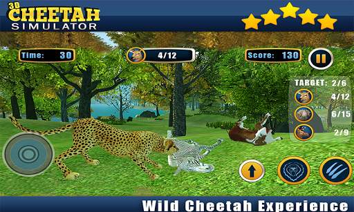 Angry Cheetah Wild Attack Sim screenshot 2