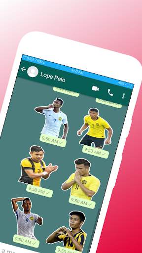 Sticker Bola Sepak Malaysia screenshot 4