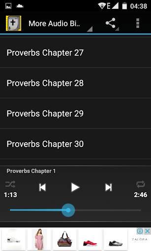Audio Bible:Proverbs Chap 1-31 screenshot 2