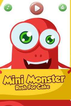 Mini Monster - Rush For Cake स्क्रीनशॉट 1
