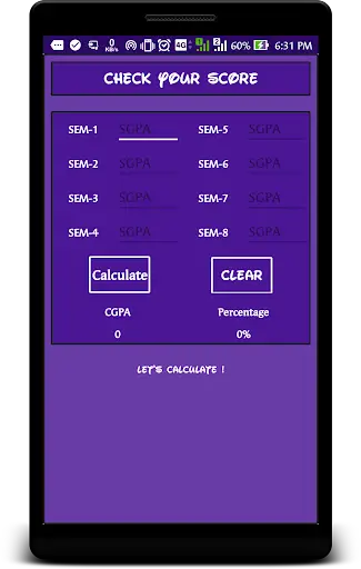 CGPA, SGPA, Percentage Calculator Pro screenshot 4