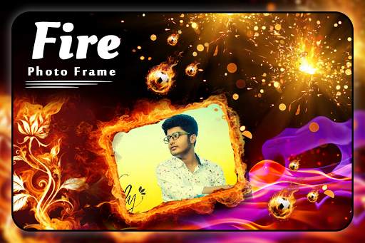 Fire Photo Frame скриншот 1