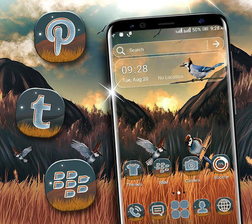 Sparrows Art Launcher Theme screenshot 1