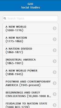 GED Social Studies screenshot 1