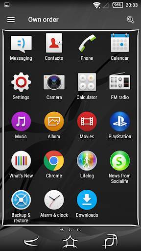 White Aviar Free Theme screenshot 3