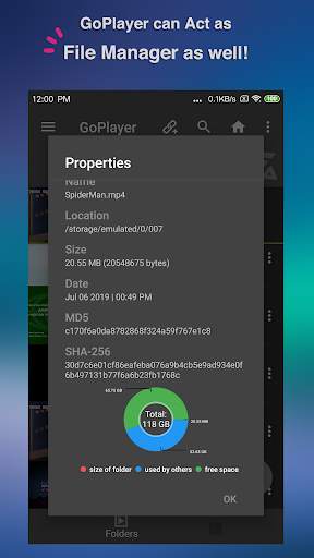 GoPlayer - Multiple videos 5G player all format screenshot 6