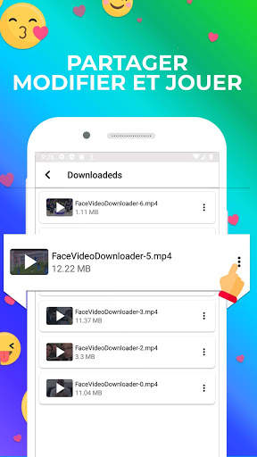 Téléchargeur de vidéo pour Facebook Sans Publicité screenshot 3