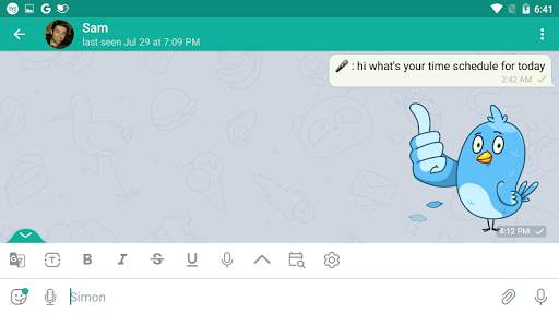BoomChat Messenger(Telegram API   Proxy) screenshot 7