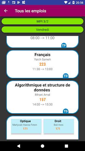 E-schedule (INSAT) скриншот 4