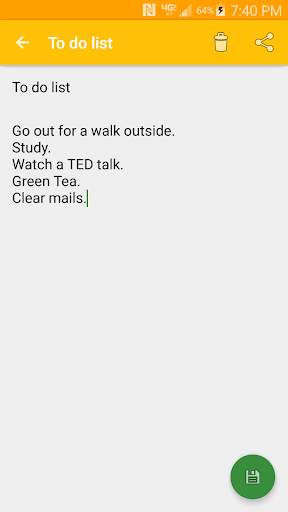 My Notes screenshot 2
