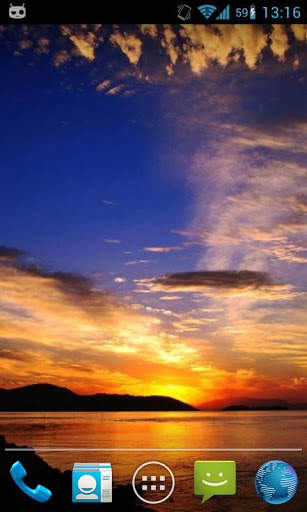 Magic Ripple : Sunset LWP 4 تصوير الشاشة