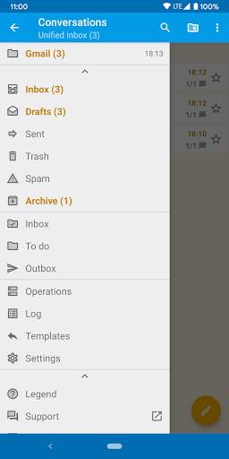 FairEmail - open source, privacy oriented email screenshot 2