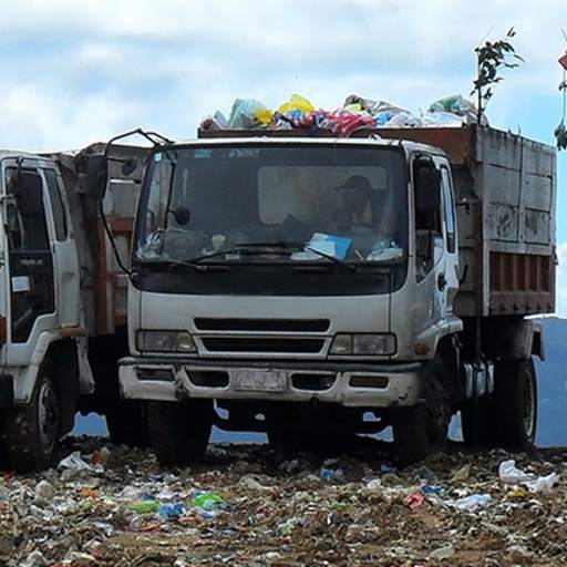 City Garbage Cleaner Truck 3D 2.5