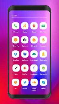 launcher and theme for Oppo Find X screenshot 1