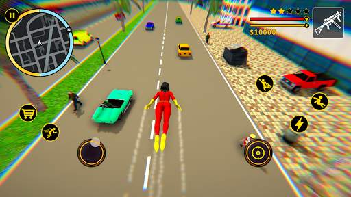 Spider Girl Moto Bike - Pizza Delivery Food Games screenshot 2