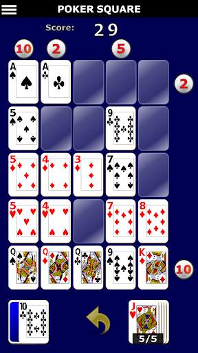 Poker Solitaire Free screenshot 2