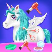 Unicorn Braided Hair Design Stylist & Makeup Game 1.0
