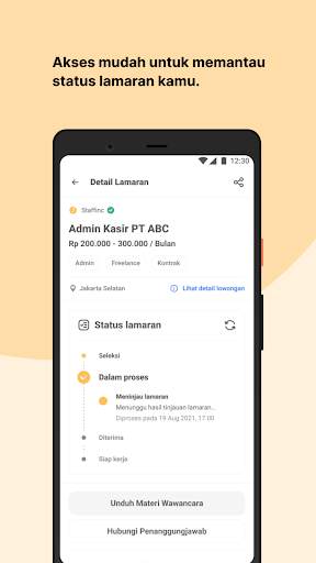 Staffinc Jobs: Lowongan Kerja screenshot 4