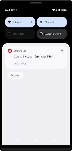 Smoking Log - Stop Smoking screenshot 5