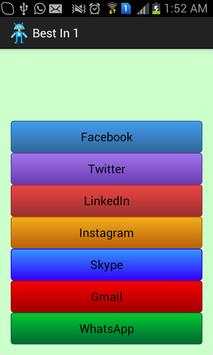 Best social apps in 1 place screenshot 1