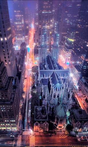 Night City Live Wallpaper (backgrounds & themes) screenshot 1