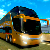 Simulator bas pelatih bas simulasi permainan bas icon