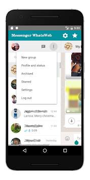 Messenger for WhatsWeb screenshot 4