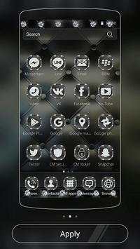 Luxury Black Leather Theme screenshot 2