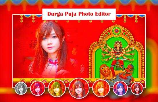 Durga Puja Photo Editor 4 تصوير الشاشة