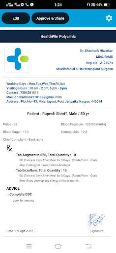 BluDoc : e-prescription app screenshot 4
