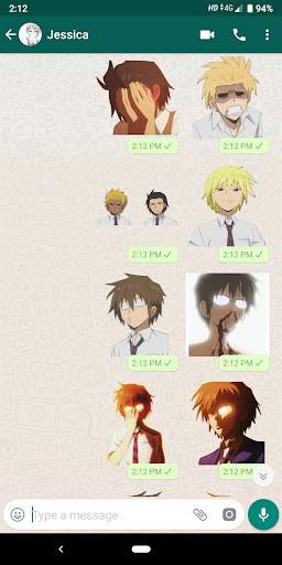 Daily Lives of High School Boys WAStickers screenshot 4