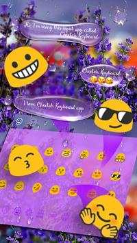 SMS Lavender Keyboard Theme screenshot 3