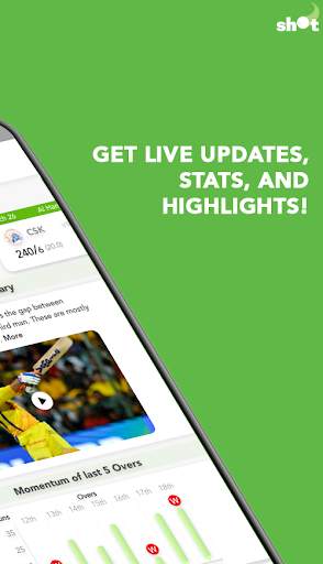 Shot - IPL live scores, Commentary & Videos screenshot 2