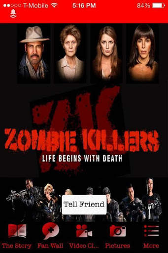 Zombie Killers The Movie App screenshot 1