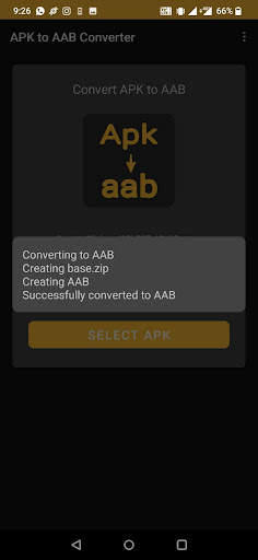 apk to aab converter screenshot 1