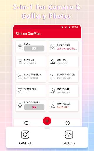 Shot On Stamp for OnePlus Camera & Photo Gallery screenshot 11