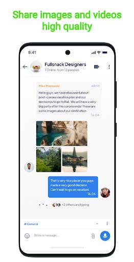 Blue SMS - Messenger screenshot 3