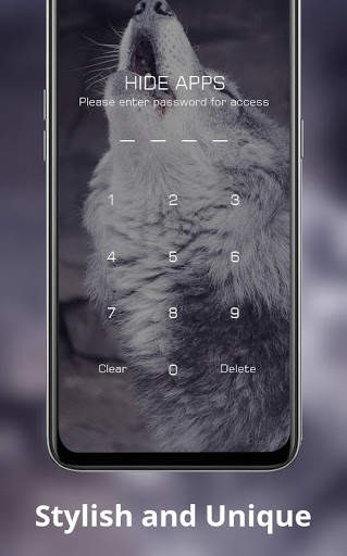 Howling wolf theme Cool pet animal screenshot 4