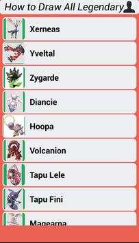 How to Draw All Legendary Pokemon Step by Step screenshot 2