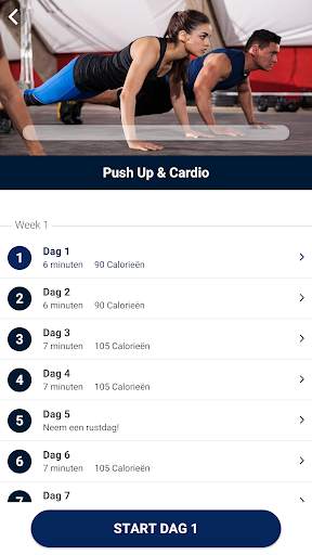 De Push Up Challenge: 30 dagen opdrukken. screenshot 6