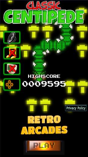 Classic Centipede screenshot 1