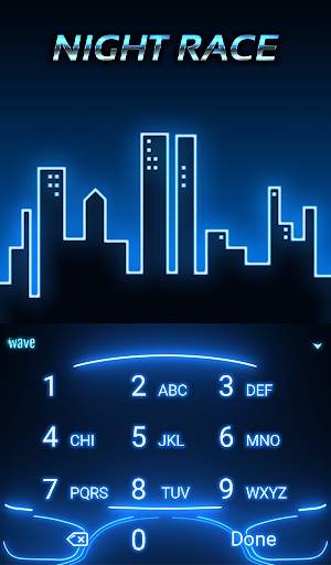 Night Race Animated Keyboard   screenshot 5