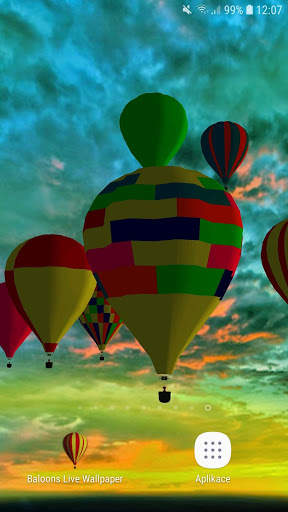 Air Baloons 3D Live Wallpaper screenshot 2